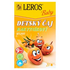 Leros Baby Children's Sea Buckthorn Herbal Tea 20 x 2 g (40 g)