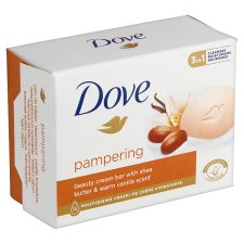 Dove Pampering Bambucké maslo a vanilka Krémová tableta 90 g