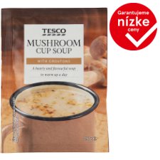 Tesco Mushroom Cup Soup Croutons 15 g