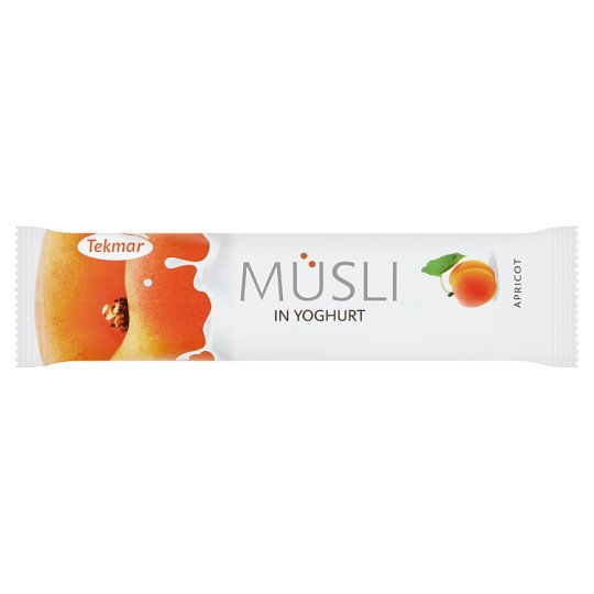Tekmar Müsli tyčinka s marhuľami v poleve s jogurtom 30 g