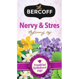 Bercoff Klember Herbal Nervy & stres bylinný čaj 20 x 1,5 g