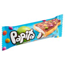 Şölen Papita Milk Chocolate Coated Biscuit and Dragee Candies with Coconut Cream 33 g