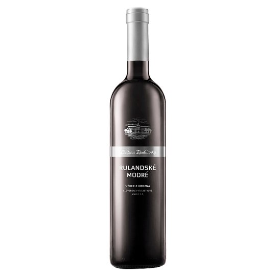 Château Topoľčianky Rulandské modré slovenské prívlastkové víno D.S.C červené suché 0,75 l