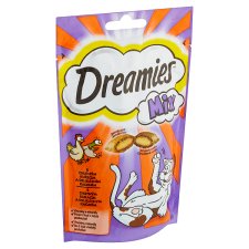 Dreamies Mix s chutným kuracím a delikátnym kačacím 60 g