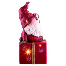 Gnome on a Gift Box with LED