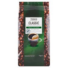Tesco Classic pražená zrnková káva 1 kg