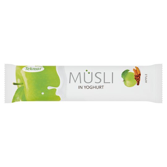 Tekmar Muesli Bar with Apple and Cinnamon in Glaze with Yoghurt 30 g