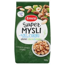 Emco Super mysli bez prídavku cukru chrumkavé s orechmi a mandľami 500 g