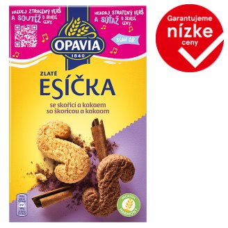 Opavia Zlaté Esíčka so škoricou a kakaom 220 g