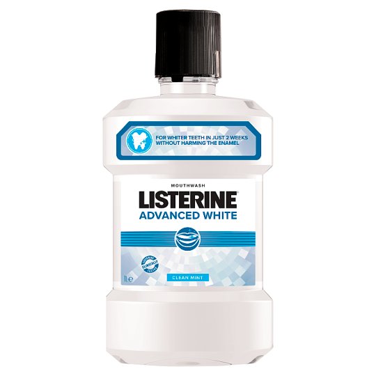 Listerine Advanced White Clean Mint ústna voda 1 l