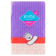 Evita Normal Softiplait Sanitary Pads 16 pcs