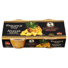 Franz Josef Kaiser Exclusive Pineapple Pieces in Syrup 2 x 120 g (240 g)
