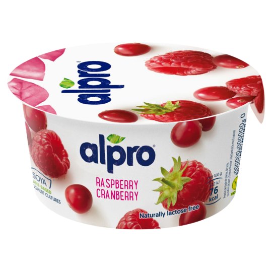 Alpro sójová alternatíva jogurtu malina-brusnica 150 g