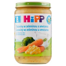 HiPP Organic Pasta with Vegetables and Cream 220 g