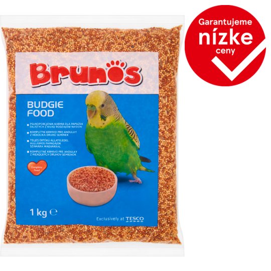 Brunos Kompletné krmivo pre andulky 1 kg