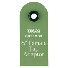 Tesco Outdoor 3/4" Female Tap Adaptor