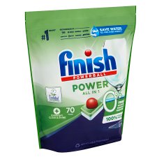 Finish Powerball Power All in 1 Regular 0% Dishwasher Detergent Tablets 70 pcs 1120 g