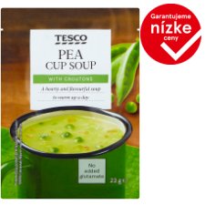 Tesco Pea Cup Soup with Croutons 23 g