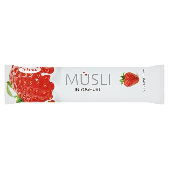 Tekmar Müsli tyčinka v poleve s jogurtom - jahodová 30 g