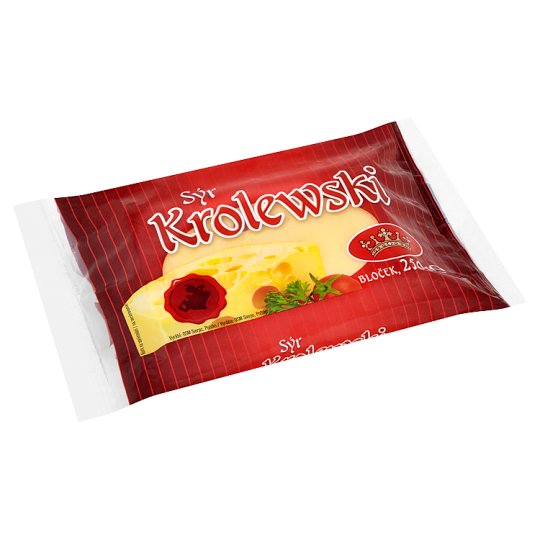 Krolewski Syr ementálskeho typu 45% bloček 250 g