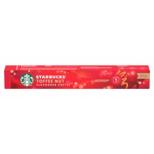 STARBUCKS by NESPRESSO Toffee Nut Flavoured Coffee, Coffee Capsules - 10 Capsules in Package