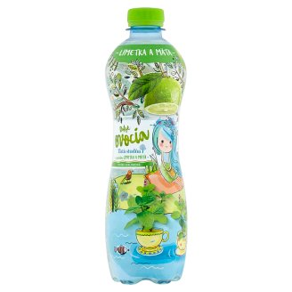 Zlatá Studňa Dotyk ovocia S príchuťou limetka a mäta jemne sýtená 0,5 l