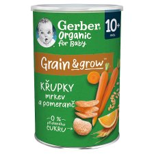 GERBER Organic Crisps with Carrots and Orange 35 g