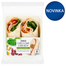 Tesco Wheat Tortilla with Vegetables in Chili-Lime Sauce 167 g