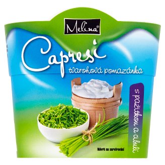 Melina Capresi Tvarohová nátierka s pažítkou a cibuľou 150 g