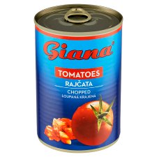 Giana Lúpané paradajky krájané v paradajkovej šťave 400 g
