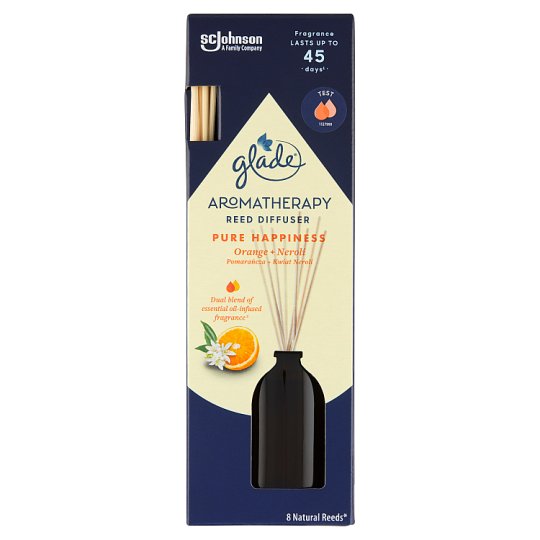 Glade Aromatherapy Reed Diffuser Pure Happiness Air Freshener Incense