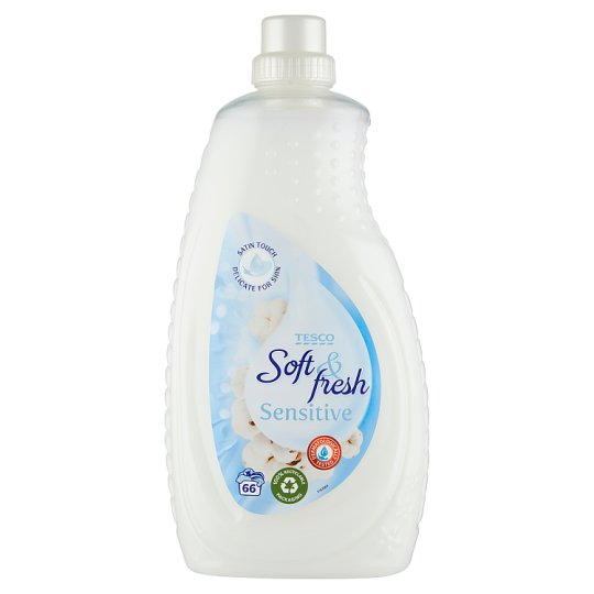 Tesco Soft & Fresh Sensitive Concentrated Fabric Softener 66 Washes 2 L