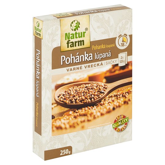Natur Farm Pohánka lúpaná varné vrecká 2 x 125 g