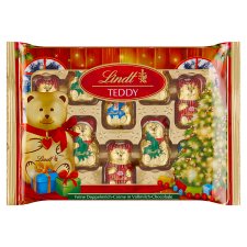 Lindt Teddy Filled Milk Chocolate with Double Milk Cream 96 g - Tesco ...