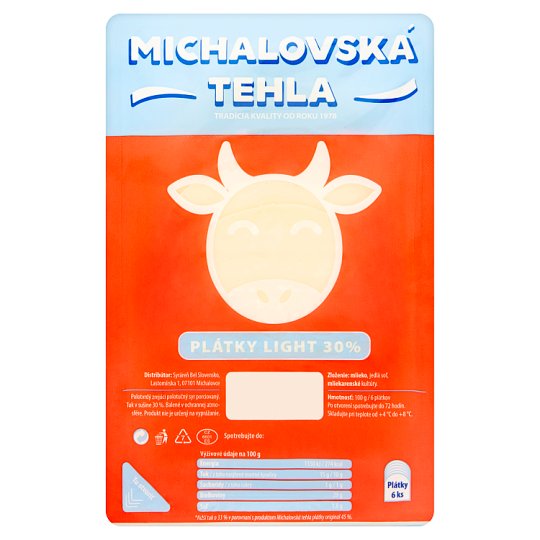 Michalovská tehla plátky light 30 % 100 g