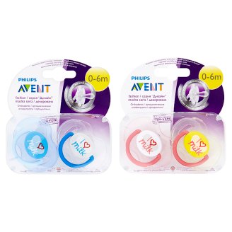 Philips Avent Silikónový cumlík 0-6m 2 ks