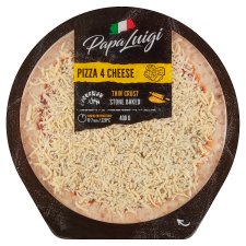 Papa Luigi Pizza 4 Cheese 400 G - Tesco Groceries