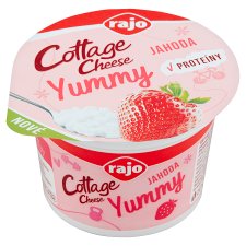 Rajo Cottage Cheese Yummy Strawberry 180 g