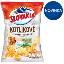 Slovakia Kettle Potato Chips Cream and Spring Onion 100 g