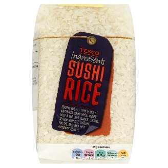 Tesco Ingredients Sushi Ryža guľatozrnná lúpaná 500 g