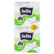 Bella Perfecta Slim Green Ultra-Thin Sanitary Pads 20 pcs