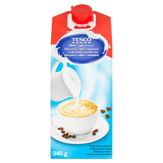 Tesco Zahustené mlieko nesladené 340 g