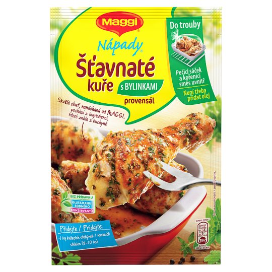 MAGGI Nápady Šťavnaté kura s provensálskymi bylinkami vrecko 34 g