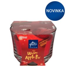 Glade Warm Apple Pie Maxi parfumovaná sviečka 204 g