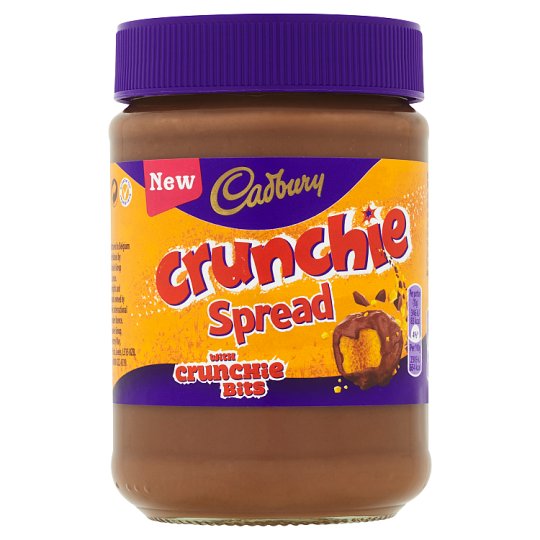 Cadbury Crunchy nátierka z mliečnej čokolády s chrumkami 400 g