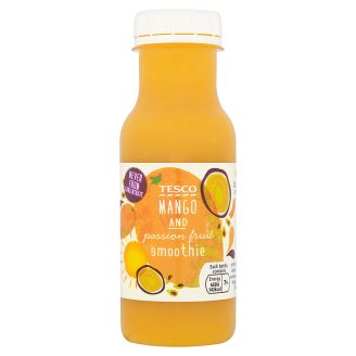 Tesco Mango & passion fruit smoothie ovocná šťava zo štiav a pretlakov 250 ml