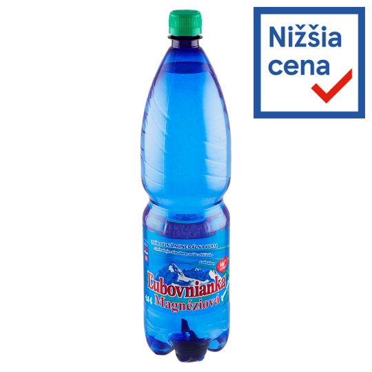 Ľubovnianka Magnéziová prírodná minerálna voda jemne perlivá 1,5 l