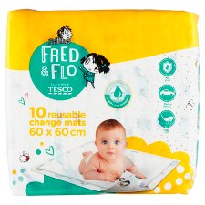 Fred & Flo Prebaľovacie podložky 60 x 60 cm 10 ks
