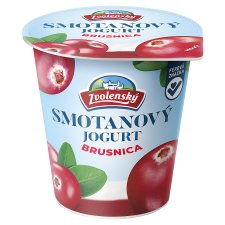 Zvolenský Smotanový jogurt brusnica 145 g