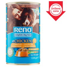 Reno Complete Food for Adult Dogs with Pieces for Dogs with Poultry in Sauce 1240 g